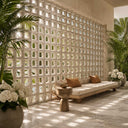 Stone Lattice Screen in Marble - Image 2