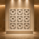 Mashrabiya-style Stone Screen in Marble - Image 3