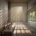 Stone Lattice Screen in Marble - Image 2