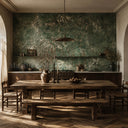 bookmatched slab in Tiffany Turquoise marble - Image 3