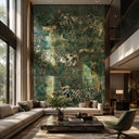 bookmatched slab in Tiffany Turquoise marble - Image 2