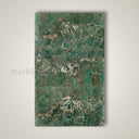 bookmatched slab in Tiffany Turquoise marble - Image 7