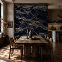 bookmatched marble slab in sodalite blue - Image 2