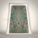 bookmatched marble slab in Tiffany Turquoise marble - Image 5