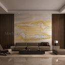 bookmatch slabs in Aquarela Gold Quartzite - Image 2