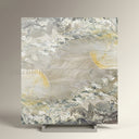 bookmatched slab in Silver Gold Vein Macaubas. - Image 1