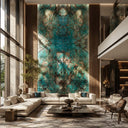 bookmatch slabs in Tiffany Turquoise marble - Image 3