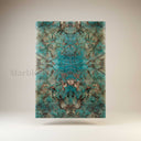 bookmatch slabs in Tiffany Turquoise marble - Image 1