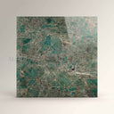 bookmatched slab in Tiffany Turquoise marble - Image 3