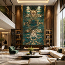 bookmatch slabs in Tiffany Turquoise marble - Image 3