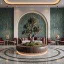Marble Wall Cladding in Dark Green Marble - Image 4