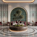 Marble wall tiles in Dark Green Marble - Image 4