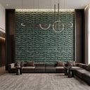 Marble wall panel in Dark Green Marble - Image 1