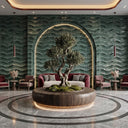 Marble wall panel in Dark Green Marble - Image 4