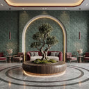 Marble wall panel in Dark Green Marble - Image 1