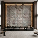Stone Wall Cladding in Ceppo Breccia Rosa Marble - Image 1