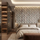 Marble wall panel in Ceppo Breccia Rosa Marble - Image 4