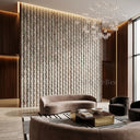 Stone wall panel in Ceppo Breccia Rosa Marble - Image 1
