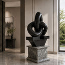 marble statue in Black limestome - Image 4