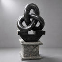 marble statue in Black limestome - Image 1