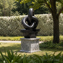 marble statue in Black limestome - Image 2