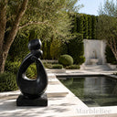 marble statue in Black limestome - Image 3