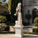 marble statue in White Marble + Sunset red - Image 4