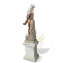 marble statue in White Marble + Sunset red - Image 6