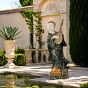 marble statue in White Marble + Sunset red - Image 7