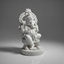 Lalitasana Marble statue of Lord Ganesha