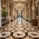 marble medallion in marble - Image 2