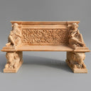 Marble bench in Sunset red - Image 1
