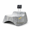 contemporary stone bench in Carrara - Image 5