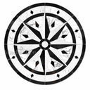 waterjet medallion in marble - Image 1