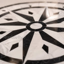 waterjet medallion in marble - Image 3