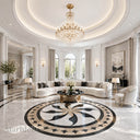 marble floor medallion in marble - Image 3