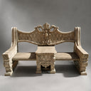 stone bench in Massangis Clair Limestone - Image 1
