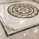 marble medallion in marble - Image 3
