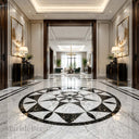 marble floor medallion in marble - Image 2