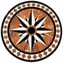 marble medallion in marble - Image 1