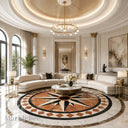 marble medallion in marble - Image 2