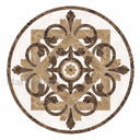 waterjet medallion in marble - Image 1
