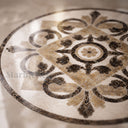 waterjet medallion in marble - Image 3