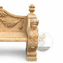 Limestone bench in Classic beige limestone - Image 7