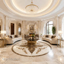 marble floor medallion in marble - Image 2