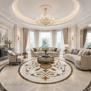 marble medallion in marble - Image 2