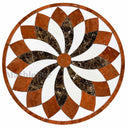 waterjet medallion in marble - Image 1