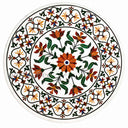 marble medallion in marble - Image 1