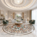 marble medallion in marble - Image 2