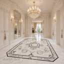 marble medallion in marble - Image 2